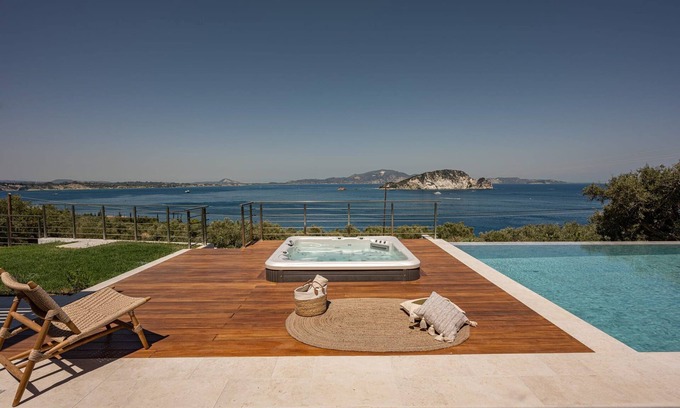 Marathias Villa | Dazzling Zakynthos Villa | Villa Frodo | 4 Bedrooms | Breathtaking Sea Views |.