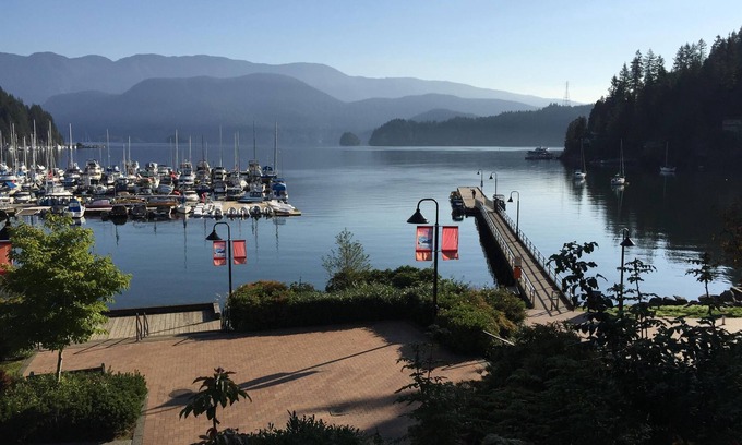 Deep Cove House | Deep Cove Spa suite with outdoor sauna. Steps to village, beach and Quarry Rock!