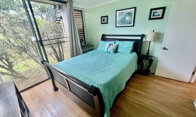 Kahuku Condo | Delux, spacious, clean condo with AC, WIFI, pool, golf course, near famous beach