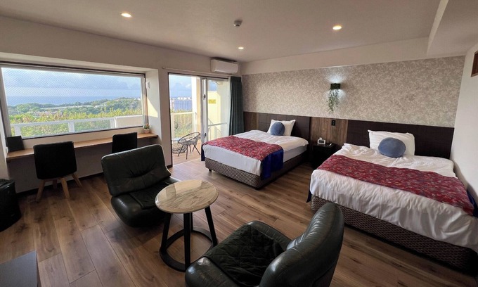 Okinawa Hotel | Deluxe Twin | Ryukyu Retreat Deluxe Twin Room R/Nanjo Okinawa