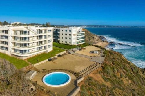 Tunquen Apartment | DEPTO Algarobo Vista Impacto 3D2B Pisina Playa Est