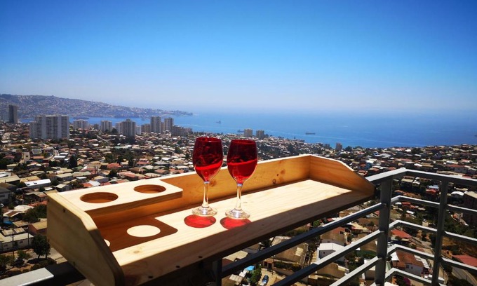 Placeres Apartment | Depto Valparaíso con Vista al Mar y a la Bahía de Valparaíso