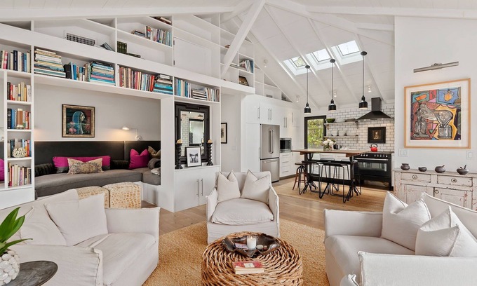 East Mesa House | Designer Home just Steps From The Beach with Hot Tub & Fire Pit