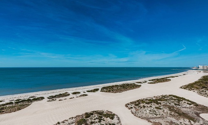 Sand Key Condo | Direct Gulf Front Southern Exposure corner unit with TWO BALCONIES!.