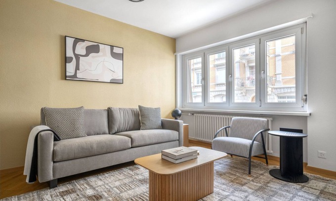Sihlfeld Apartment | Divine Wiedikon 2BR w/Storage Room, nr Tram & Market, by Blueground