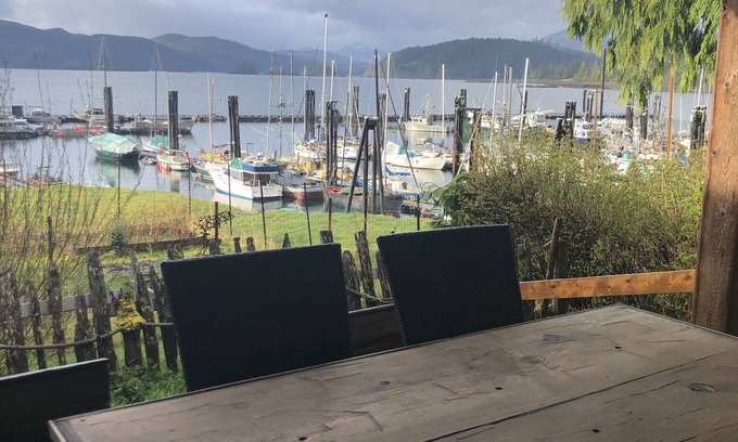 Queen Charlotte Apartment | Dockside Daajing Giids , eclectic and laid back island style.
