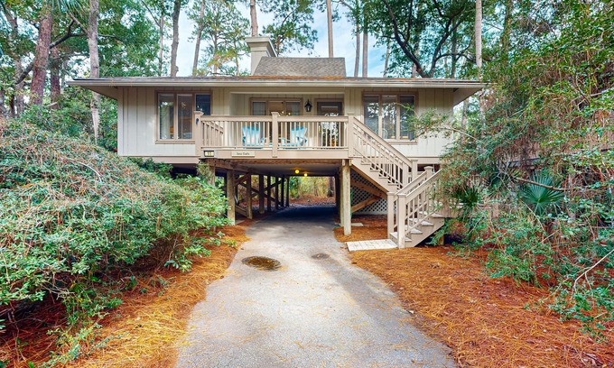 West Beach House | Dog-friendly home with deck, grill & pool - easy walk to beach, dining & shops