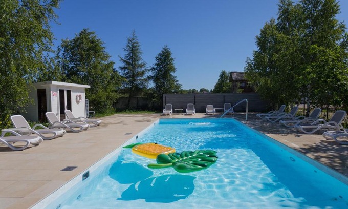 Nowecin House | Domki Łeba, Apartamenty Łeba - Polanki23 - basen, sauna, kino