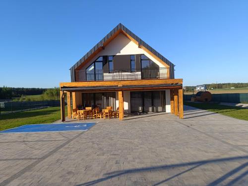 Rybno Villa | Domki na Kolonii, Trzy domki, nowe, sala bankietowa 82m2