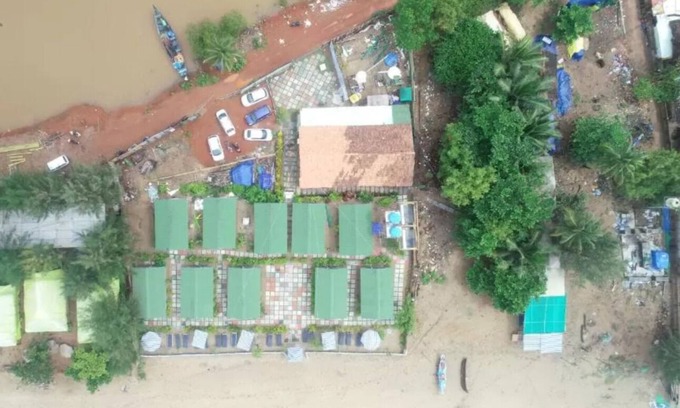 Agonda House | Double Room with Balcony and Sea View