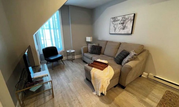 Dubuque Apartment | Downtown Spa Sanctuary with a View!