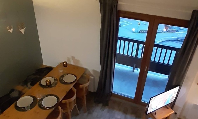 Valmeinier Apartment | Duplex Skis AUX Pieds - VUE Montagne