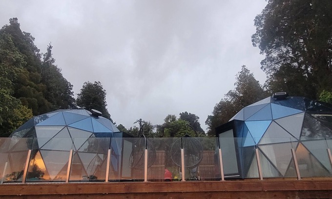 Waiatarua Cabin | Dusk&Dawn Glass dome glamping accommodation in the bush near Auckland