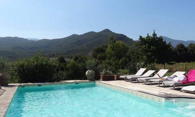 Ghisonaccia Villa | E case di u Puntale, villa * 200 m2 for up to 12 people.