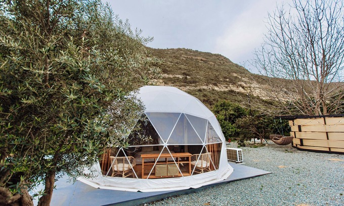 Agios Theodoros Cabin | Eco-Boho Mountain Dome - Geometry Park