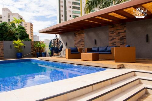 Setor Pedro Ludovico Hotel | Edificio Crystal Place Ap1405