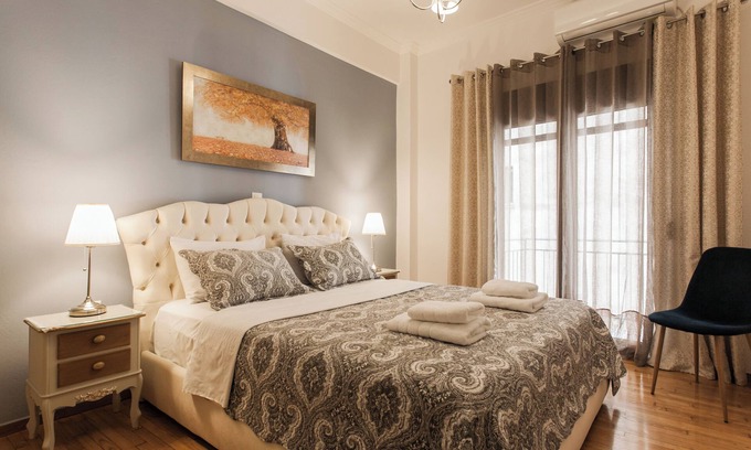 Athens Apartment | Elegant 47 m2 Room- Nicholas Point Apartments