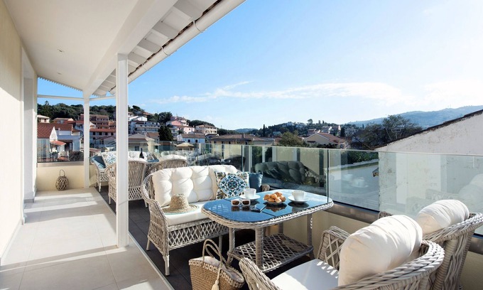 Kassiopi Apartment | Elegant and spacious two-bedroom apartment