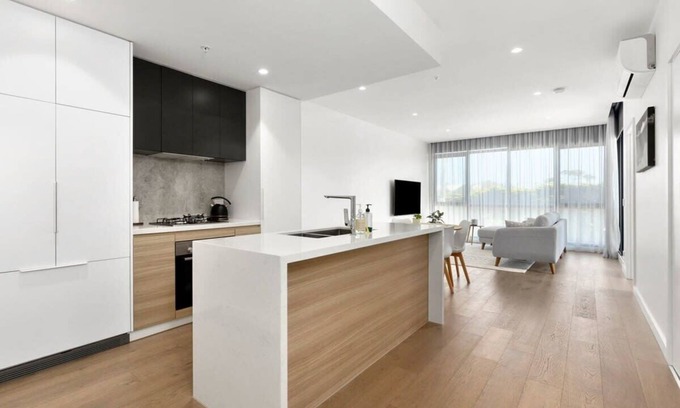 Ocean Grove Apartment | Elegant coastal living near shops and surf beach