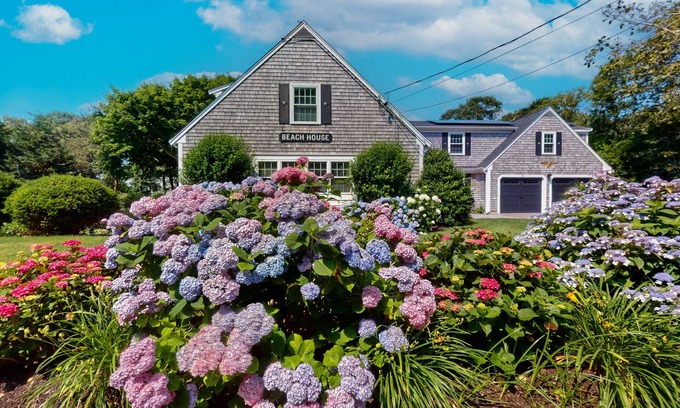 Harwich Port House | Elegant estate with large deck and lush yard - walk to beach on Nantucket Sound