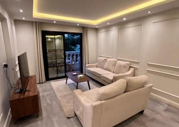 Agouza Apartment | Elegant garden view 3BR