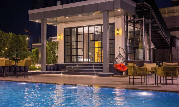 New Delhi Villa | ELIVAAS Ibiza Luxe 4-BHK Farmhouse