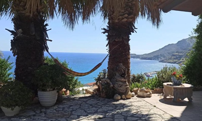 Minoa Pediada House | Elouthia Residence with Sea View and Hot Tub