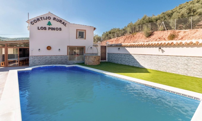 Villanueva de Algaidas House | Enjoy a unique view of the countryside in this inviting vacation home with pool.