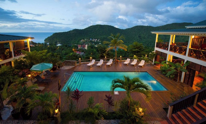 Marigot Bay Villa | Entire Complex with Spectacular Views sleeping 16 people