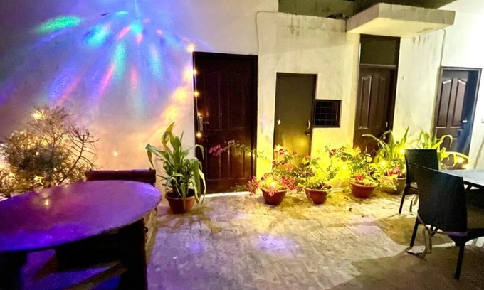 Gurugram Apartment | Entire terrace with jacuzzi and hall for diwali party