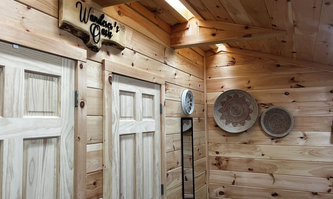 Betsy Layne Apartment | Escape to Tranquility at Wanderer's Oasis – Your Boho-Inspired Cabin Retreat