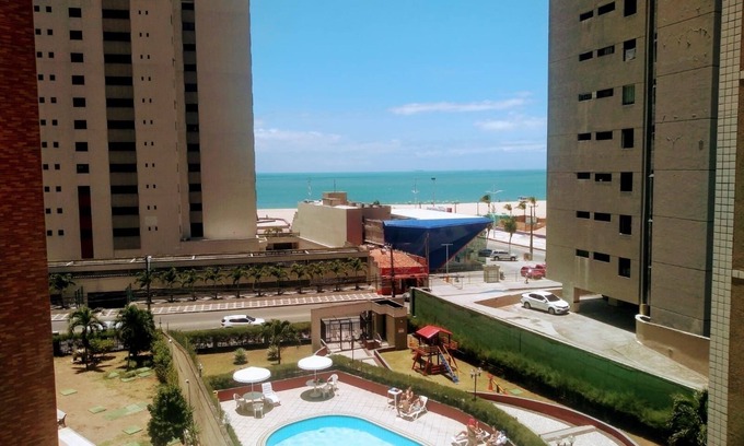 Fortaleza Apartment | Excellent fit 2 bedrooms fully furnished, cable TV, sea view from the balcony