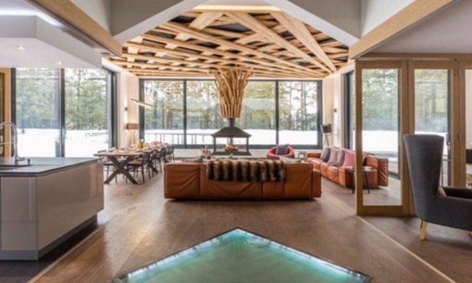 Les Praz-de-Chamonix Ski Chalet | Exclusive modern chalet with swimming pool, sauna and mountain views