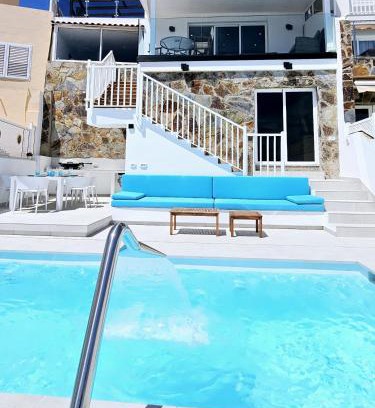 Arguineguin Villa | Exclusive villa with heated saltwater pool, roof terrace with beautiful views in Mogán
