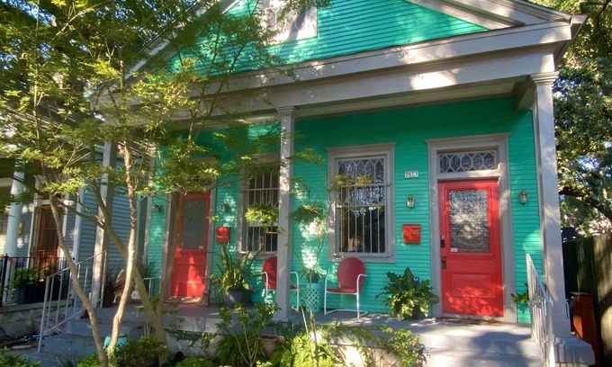 Central Carrollton Association House | Experience Charm & Beauty of Authenitc New Orleans 1 Br. Home with Patio Garden
