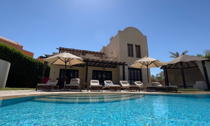 El Gouna Villa | Extremely private villa with own pool (heating optional) - sleeps up to 7