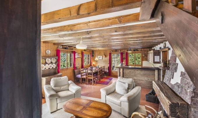 Caux House | Family chalet with views of the Alps and lake, above Montreux in Caux