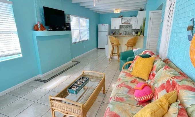 Port Canaveral Cottage | Family Fun Starts Here! Cozy 3BR + Sunroom, 2-Min Walk to the Beach!"