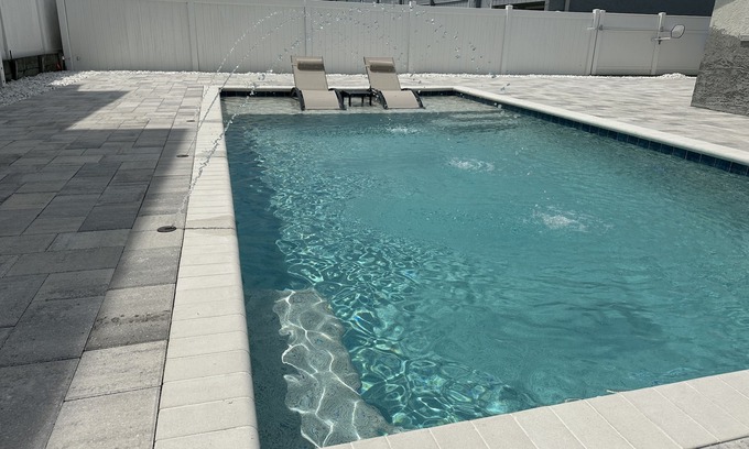 Bel Air Cottage | Family Ready: POOL :3BR/2BA Beach Cottage: Less than a block from Beach: WIFI