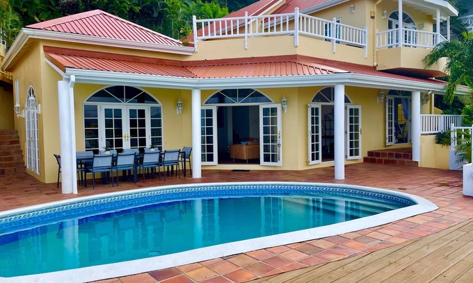 Bois d'Orange Villa | Family sized Villa with private pool Hotel Amenities 5 mins from the beach