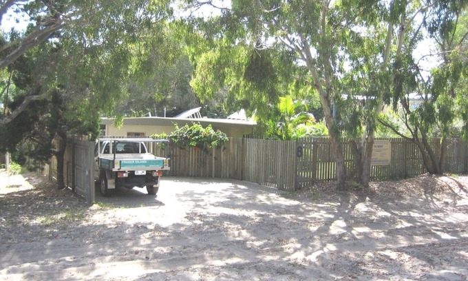 Eurong Cottage | Fantastic enclosed outdoor area, fully fenced, close to shops, Eurong Beach