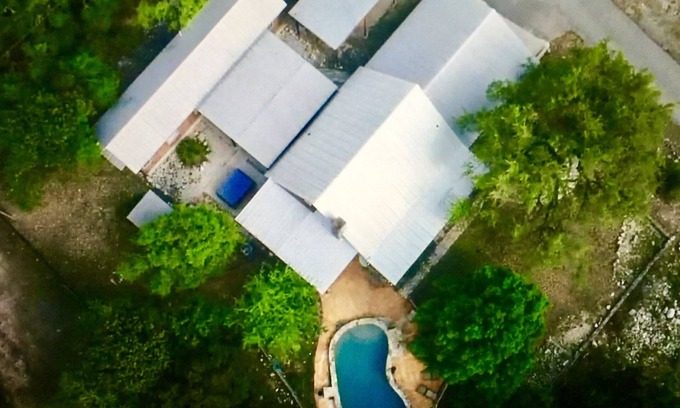 Concan House | Fantastic Pool, Cabana, Views, Pavilion, Patios, Decks, 2 Minutes 2 Frio!