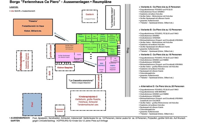 Urbino House | Ferienhaus für 8 Gäste mit 225m² in Urbino