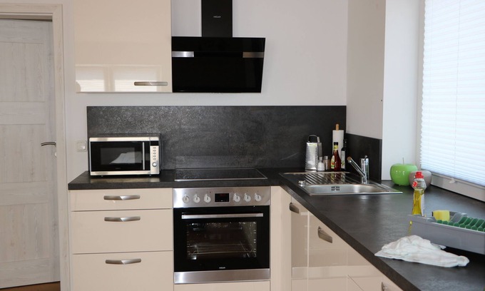 Wernberg-Koeblitz Apartment | Ferienwohnung mit 3 Schlafräumen und Dachterrasse