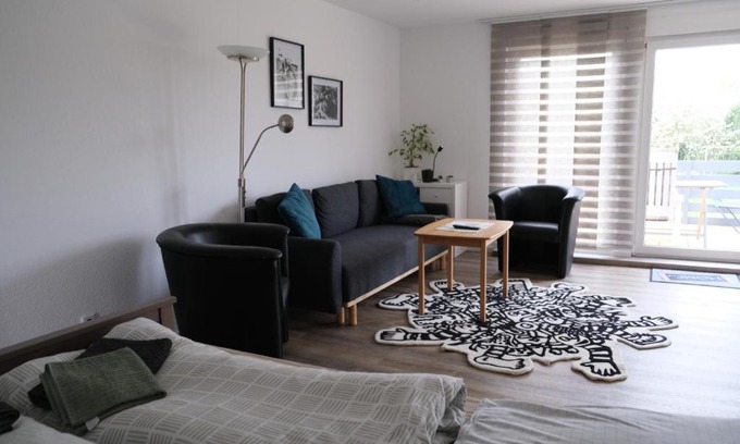 Rhynern Apartment | FeWo TIMON großzügig modern mit Terrasse ca 50 qm