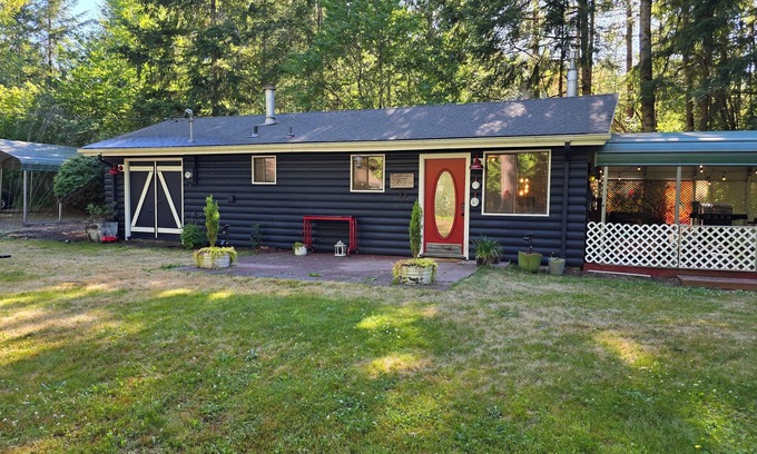 Rainier Cabin | Fish, kayak or relax at a riverfront cabin in the woods of Rainier, Washington!