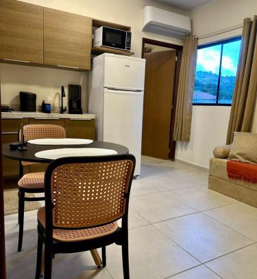 Primavera Apartment | Flat 01 Quarto e sala novíssimo na rua dos Girassóis em Bonito