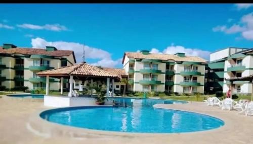 Barra do Pirai Resort | Flat no Village das Águas Resort ao lado do Parque Aquático Aldeia das Águas