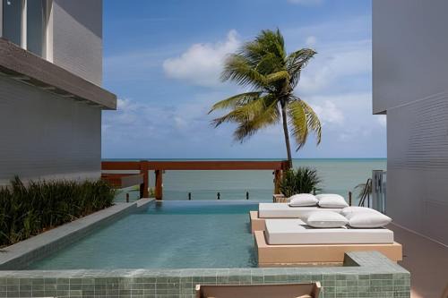 Jardim Oceania Apartment | Flat pé na areia c/vista 406B Branco Haus -MyFlats