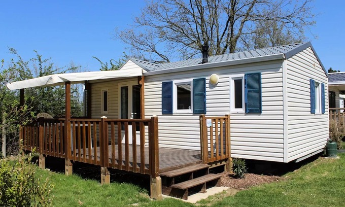 Les Achards House | Flower Camping Le Pavillon * - Mobil home Standard 34m2 - 3 bedrooms + Semi-covered terrace 6 people